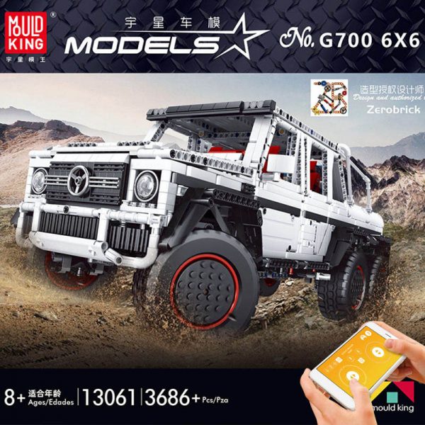 

Конструктор MOULD KING Mercedes-Benz G700 6×6, деталей: 3686 (13061), Mercedes-Benz G700 6×6