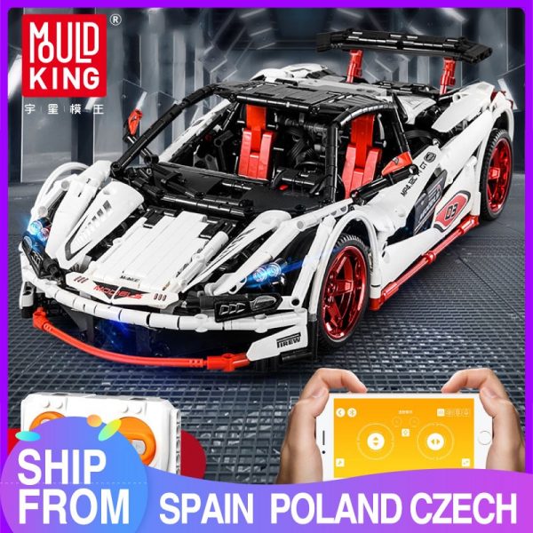

Конструктор MOULD KING McLaren The P1 Super Hypercar Roadsters Car, деталей: 1928 (13067), McLaren The P1 Super Hypercar Roadsters Car
