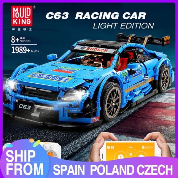 

Конструктор MOULD KING Mercedes Benz AMG C63 Sport Racing Car, деталей: 1989 (13073), Mercedes Benz AMG C63 Sport Racing Car