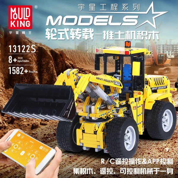 

Конструктор MOULD KING RC BULLDOZER, деталей: 1582 (13122S), RC BULLDOZER