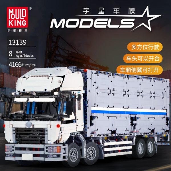 

Конструктор MOULD KING The Arakawas Tow Wing Body Container Truck Tatra, деталей: 4166 (13139), The Arakawas Tow Wing Body Container Truck Tatra