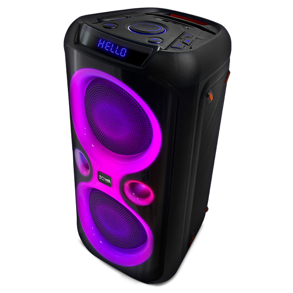 

Портативная акустика BQ PBS1007, 25 Вт, FM, AUX, USB, microSD, Bluetooth, подсветка, черный, PBS1007