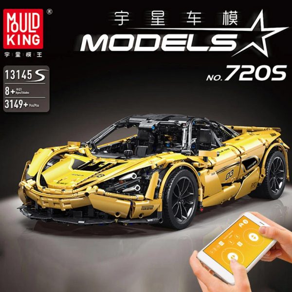 

Конструктор MOULD KING Mclaren 720S, деталей: 3149 (13145S), Mclaren 720S