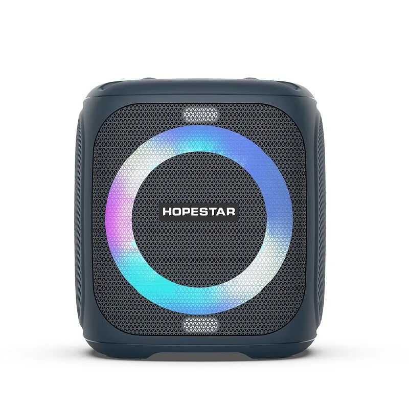 

Портативная акустика Hopestar Party 100, 50 Вт, AUX, USB, microSD, Bluetooth, подсветка, синий, Party 100