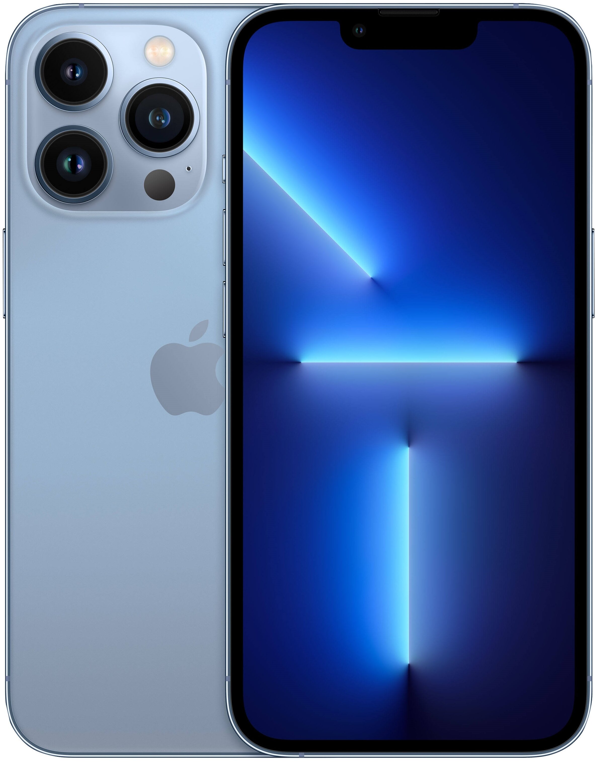 

Смартфон Apple iPhone 13 Pro Max A2643, 6.7" 1284x2778 OLED, Apple A15 Bionic, 128Gb, 3G/4G/5G, NFC, Wi-Fi, BT, 3xCam, 2-Sim (nano SIM+eSIM), Lightning, iOS 15, голубой (MLL93ZD/A), iPhone 13 Pro Max A2643