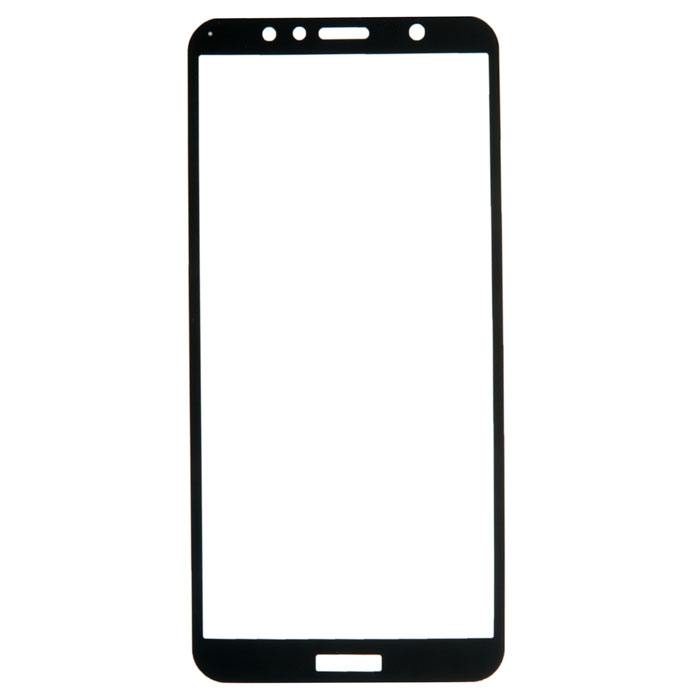 

Защитное стекло для экрана смартфона Honor Huawei Honor 7A, Full screen, защита динамика, ударопрочное, черная рамка, 3D (654369)