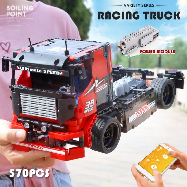 

Конструктор MOULD KING The Red Racing Remote Control Truck, деталей: 570 (15002), The Red Racing Remote Control Truck