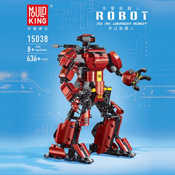 

Конструктор MOULD KING Crimson Robot, деталей: 636 (15038), Crimson Robot