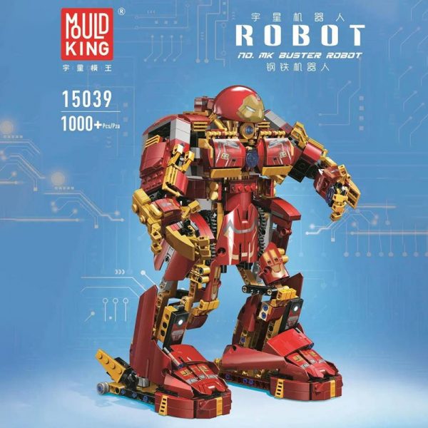 

Конструктор MOULD KING Buster Robot, деталей: 1000 (15039), Buster Robot