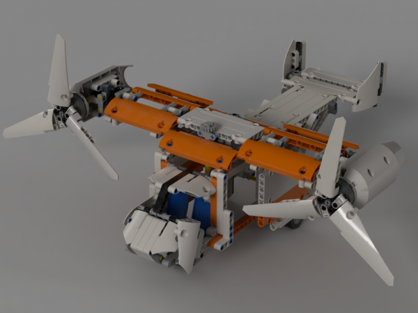 

Конструктор MOULD KING V-22 Osprey Transport Aircraft, деталей: 588 (15043), V-22 Osprey Transport Aircraft