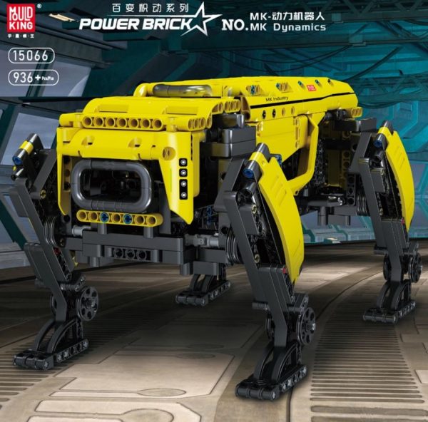 Конструктор MOULD KING MK Dynamics Yellow Robot, деталей: 936 (15066) - фото 1
