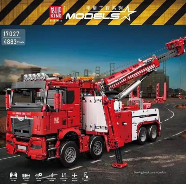 

Конструктор MOULD KING Red Fire Rescue Vehicle, деталей: 4883 (17027), Red Fire Rescue Vehicle