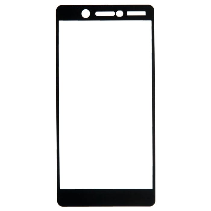 

Защитное стекло для экрана смартфона LG K7 2017, Full screen, защита динамика, ударопрочное, черная рамка, 3D (654408)