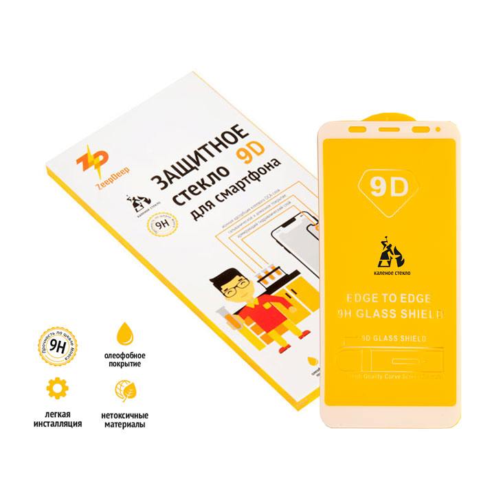 

Защитное стекло ZeepDeep для экрана смартфона Xiaomi Redmi Note 5, Note 5 Pro, Full Glue, защита динамика, ударопрочное, белая рамка, 9D (794892)