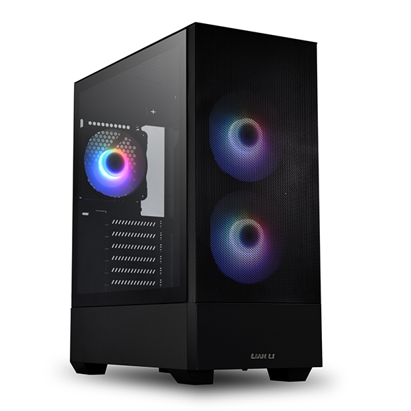 Корпус LIAN-LI Lancool 205 Mesh, ATX, Midi-Tower, 2xUSB 3.0, RGB подсветка, черный, без БП (G99.OE764CX.00)