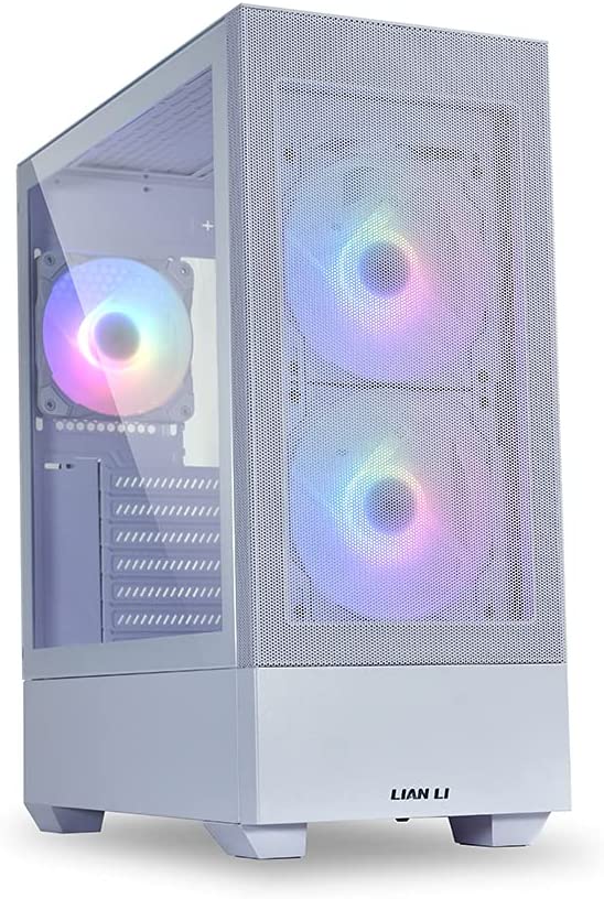 Корпус LIAN-LI Lancool 205 Mesh, ATX, Midi-Tower, 2xUSB 3.0, RGB подсветка, белый, без БП (G99.OE764CW.00)