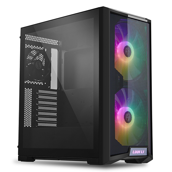 Корпус LIAN-LI Lancool 215, ATX, Midi-Tower, 2xUSB 3.0, RGB подсветка, черный, без БП (G99.LAN215X.00)