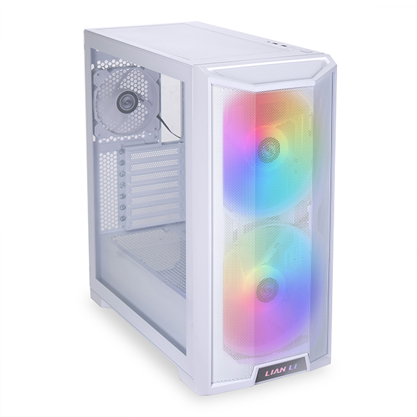 

Корпус LIAN-LI Lancool 215, ATX, Midi-Tower, 2xUSB 3.0, RGB подсветка, белый, без БП (G99.LAN215W.00), Lancool 215