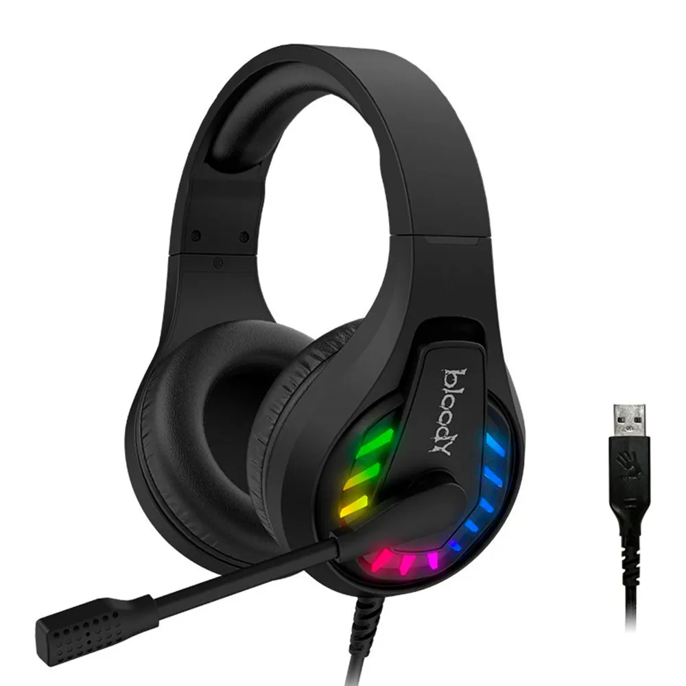 

Проводная гарнитура A4Tech Bloody G230, USB, черный (G230), Bloody G230