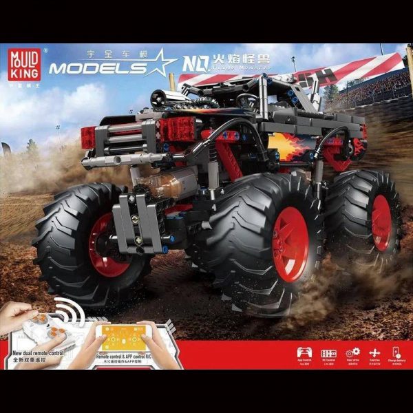 

Конструктор MOULD KING Flame Monster, деталей: 889 (18008), Flame Monster