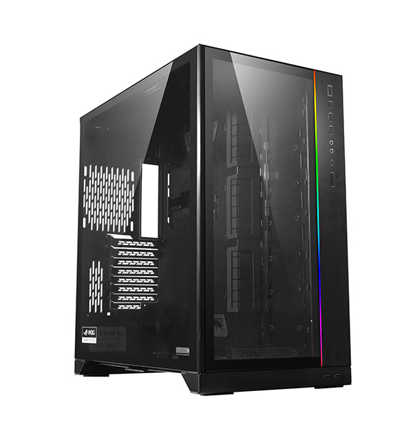 Корпус LIAN-LI PC-O11 Dynamic XL ROG Certify, EATX, Full-Tower, 4xUSB 3.0, USB Type-C, RGB подсветка, черный, без БП (G99.O11DXL-X.00)