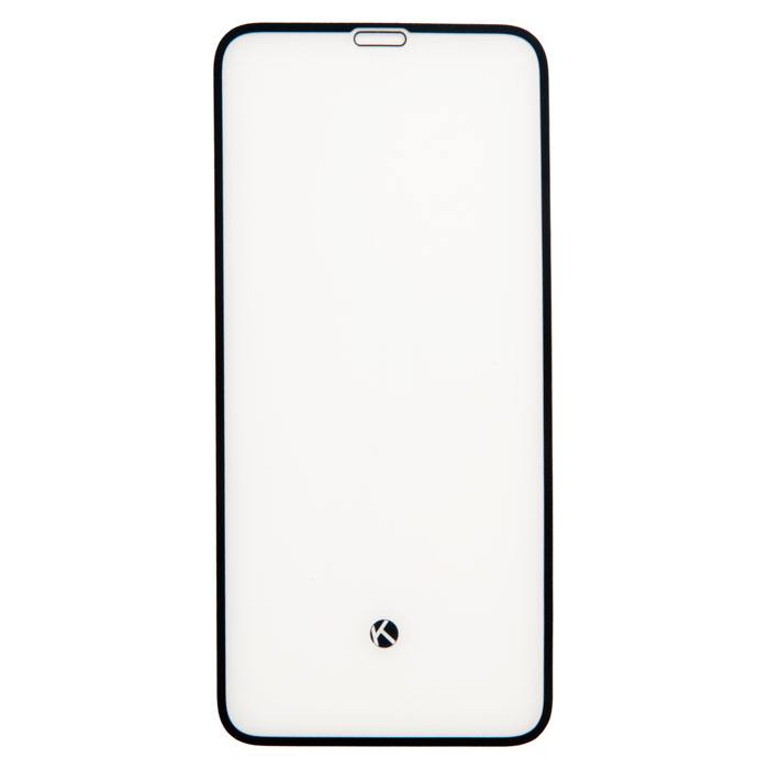 

Защитное стекло Premium Krutoff для экрана смартфона Apple iPhone X, iPhone XS, iPhone 11 Pro, Full Glue, защита динамика, ударопрочное, черная рамка, 3D (763273)