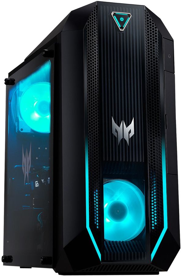 

Системный блок Acer Predator PO3-630, Intel Core i7 11700F 2.5 ГГц, 16Gb RAM, 1Tb SSD, NVIDIA GeForce RTX 3070 8Gb, Wi-Fi, BT, без ОС, черный (DG.E2EER.003), PO3-630
