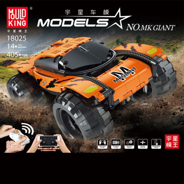 

Конструктор MOULD KING High Speed ​​Car MK Giant, деталей: 405 (18025), High Speed ​​Car MK Giant
