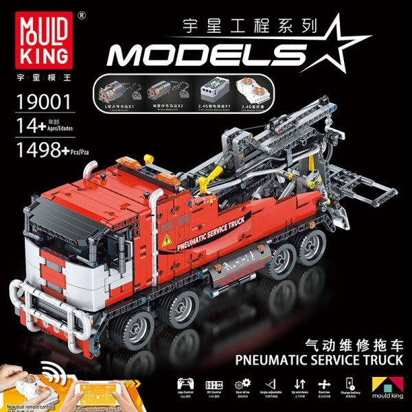 

Конструктор MOULD KING Pneumatic Service Truck, деталей: 1498 (19001), Pneumatic Service Truck