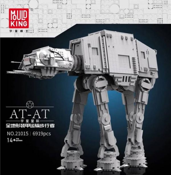 

Конструктор MOULD KING Minifig Scale AT-AT w Interior, деталей: 6919 (21015), Minifig Scale AT-AT w Interior