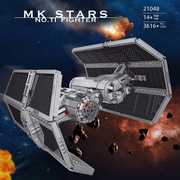 

Конструктор MOULD KING No.T1 Fighter Tie Bomber, деталей: 3616 (21048), No.T1 Fighter Tie Bomber