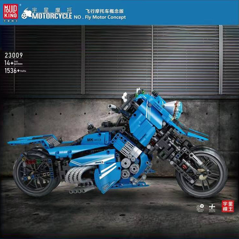 

Конструктор MOULD KING Motorcycle, деталей: 1536 (23009), Motorcycle