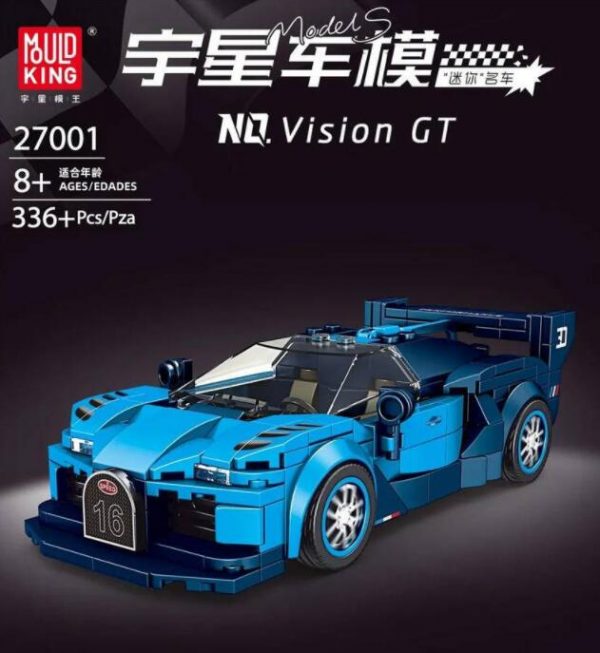 

Конструктор MOULD KING Bugatti Vision GT, деталей: 336 (27001), Bugatti Vision GT