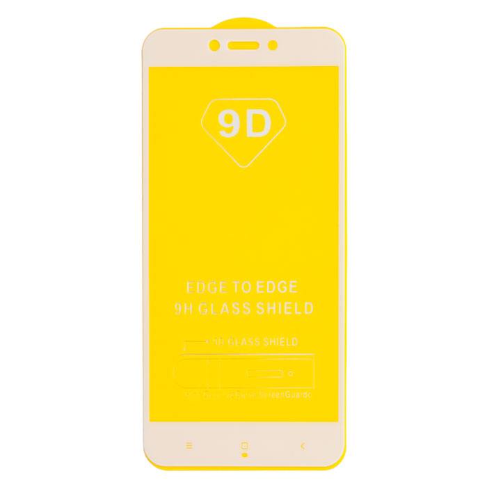

Защитное стекло Premium Krutoff для экрана смартфона Xiaomi Redmi 4X, Full Glue, защита динамика, ударопрочное, белая рамка (805631)