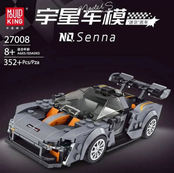 

Конструктор MOULD KING McLaren Senna, деталей: 352 (27008), McLaren Senna