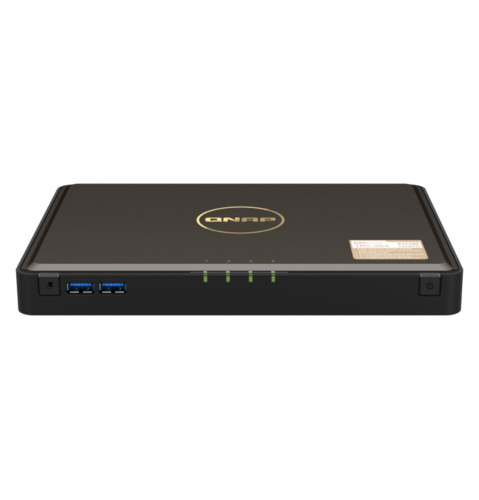 

Сетевой накопитель (NAS) QNAP NASbook TBS-464-8G, 4-PCI-E, 2x2.5Гбит/c, HDMI, 2xUSB 3.X, Intel Celeron N5105/4x2GHz, DDR4 8Gb, 65W, (TBS-464-8G), TBS-464-8G