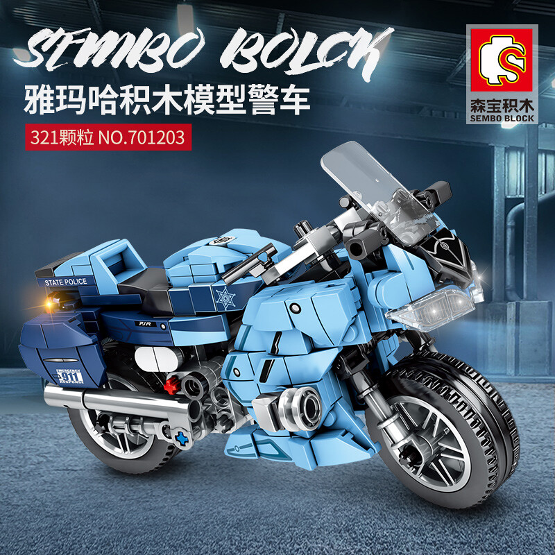 

Конструктор Sembo Enjoy The Ride: Yamaha FJR1300A Police Car Technic, деталей: 321 (701203), Enjoy The Ride: Yamaha FJR1300A Police Car Technic