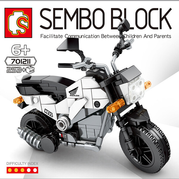 

Конструктор Sembo Enjoy The Ride: Honda NAVI 110 Scooter Adventure Motorcycle Technic, деталей: 253 (701211), Enjoy The Ride: Honda NAVI 110 Scooter Adventure Motorcycle Technic