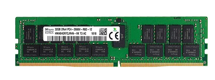 

Память DDR4 DIMM 32Gb, 2666MHz, CL19, Dual Rank, ECC Reg, Hynix (HMA84GR7CJR4N-VKTN)