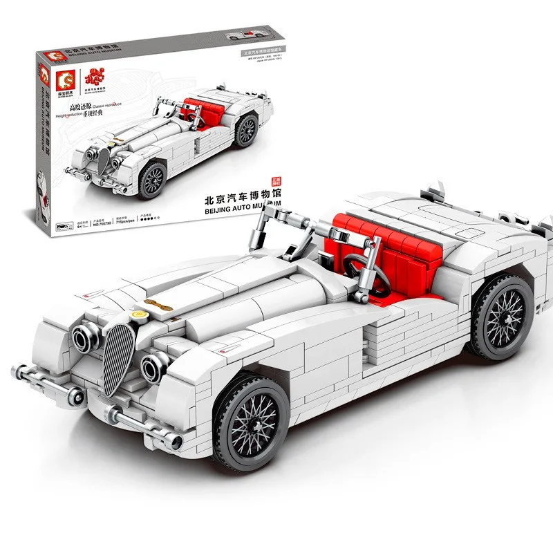 

Конструктор Sembo Jaguar XK120, деталей: 715 (705750), Jaguar XK120
