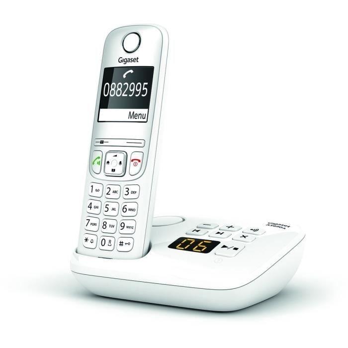 

Радиотелефон Gigaset AS690A, DECT, АОН, белый (S30852-H2836-S302), AS690A