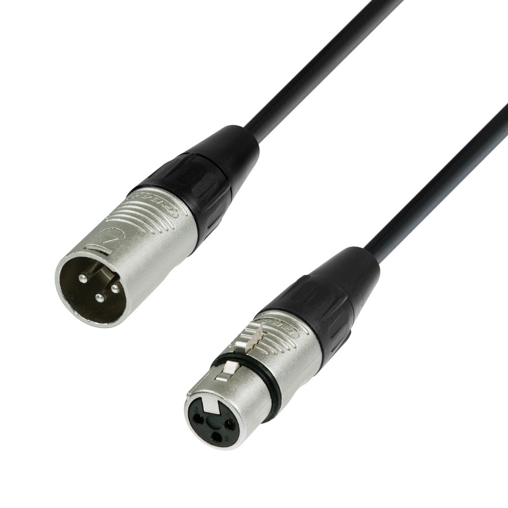

Кабель XLR(M)-XLR(F), экранированный, 30м, черный Adam Hall 4 Star (K4MMF3000)