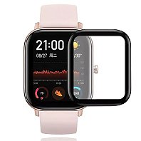 Защитная пленка TPU Polymer nano для Amazfit GTS 2 Mini, Full screen, с черной рамкой (205887)