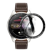 Защитная пленка TPU Polymer nano для Huawei Watch 3 Pro, Full screen, с черной рамкой (205896)