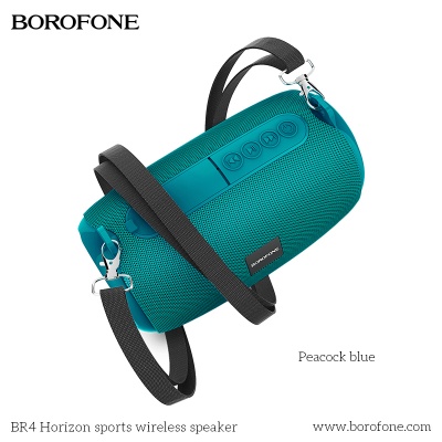 

Портативная акустика Borofone BR4 Horizon, 5 Вт, USB, microSD, Bluetooth, бирюзовый, BR4 Horizon