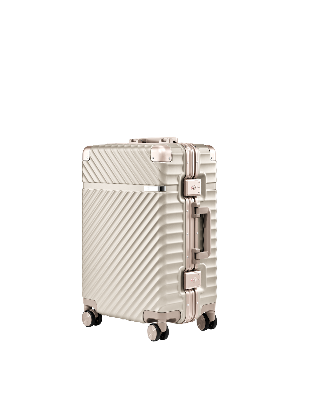 

Чемодан на колесах Ninetygo Aluminum Frame PC Luggage V1 20" 35л золотой (210102), Aluminum Frame PC Luggage V1 20''