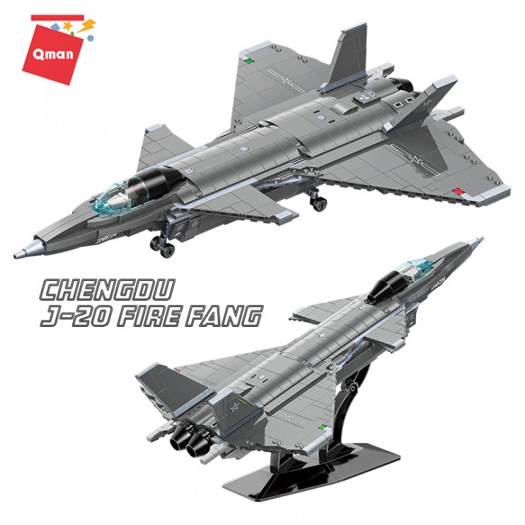 

Конструктор Qman Боевая зона: Истребитель J-20, деталей: 1748 (C23011), Боевая зона: Истребитель J-20