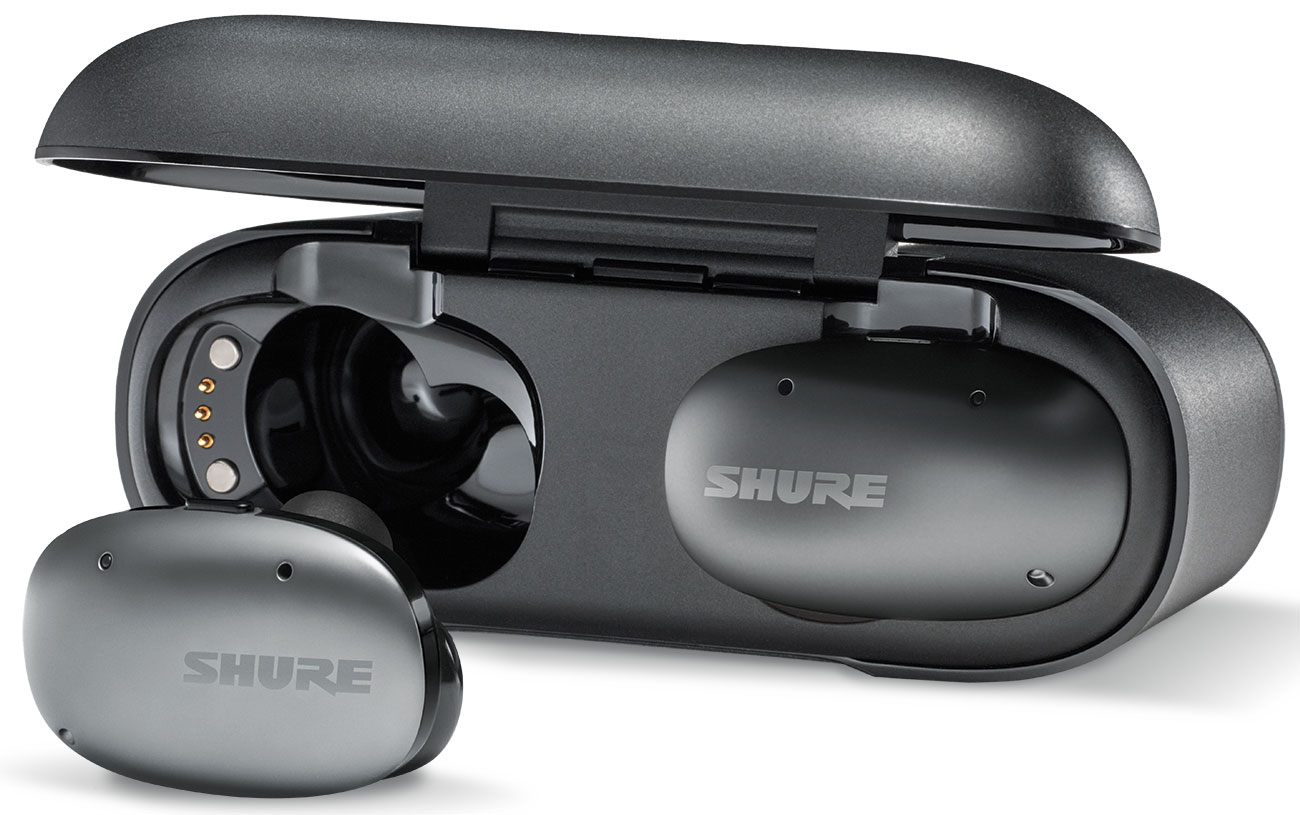 

Беспроводная гарнитура Shure AONIC FREE, черный (SBE1DYBK1-EFS), AONIC FREE