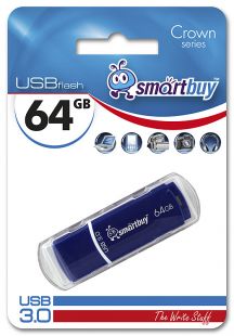 

Флешка USB 3.0 SmartBuy Crown Crown, синий (SB64GBCRW-Bl), Crown