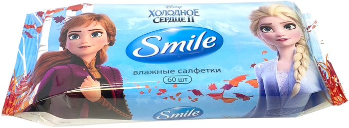 

Салфетки антисептические Smile Frozen 60 шт, Frozen